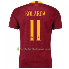 Günstige Fußballtrikots AS Roma Kolarov 11 2018-2019 Kurzarm Heimtrikotsatz kaufen